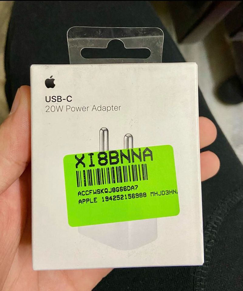 Orignal iphone adopter with bill from a