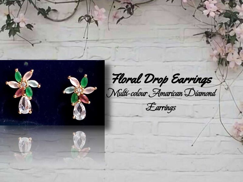 Floral Drop Earrings🌺