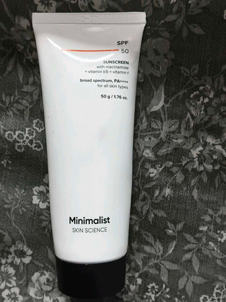 Minimalist SPF 50 Sunscreen