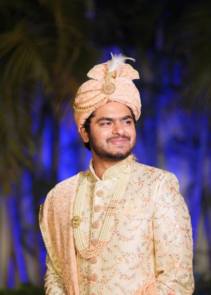 Groom Sherwani, Pagdi,mala,pajami&amp; Dupptta