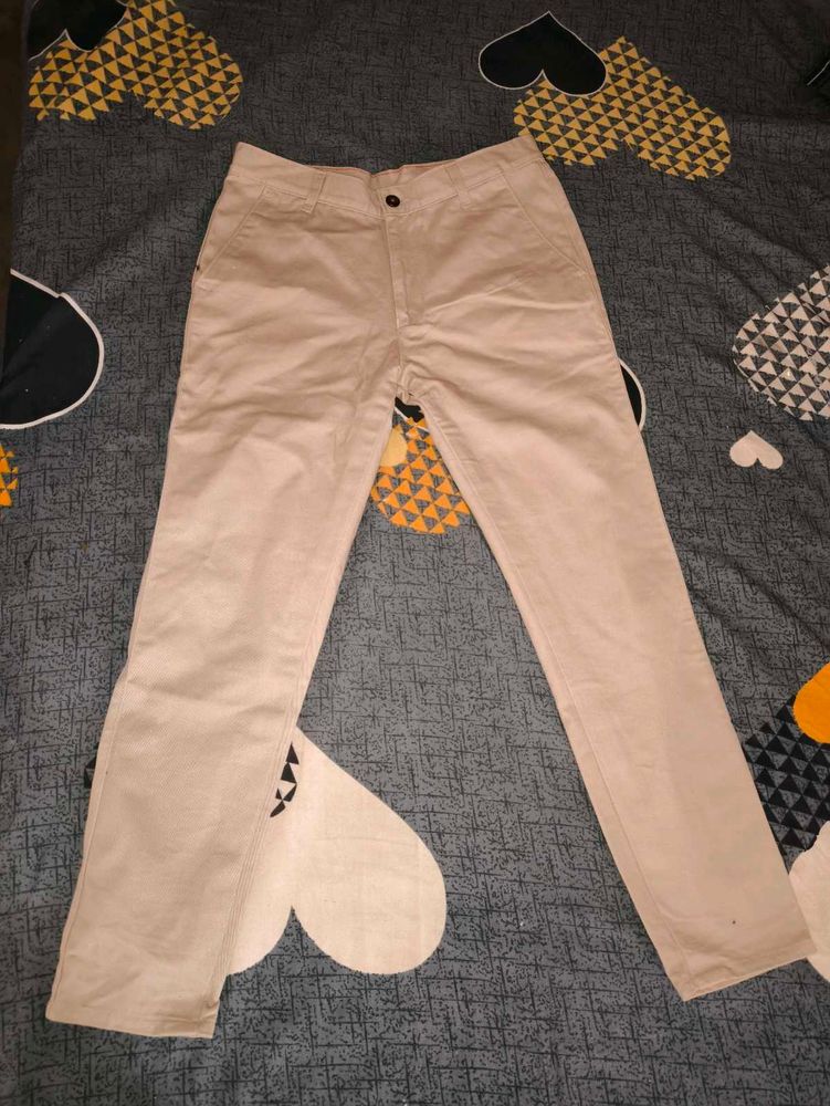 Man Cotton Blend Trousers