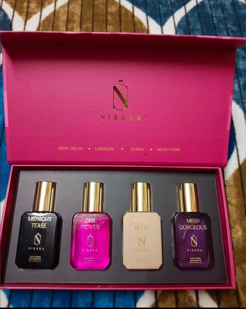 Nisara Perfume Set - Four Unique Scents