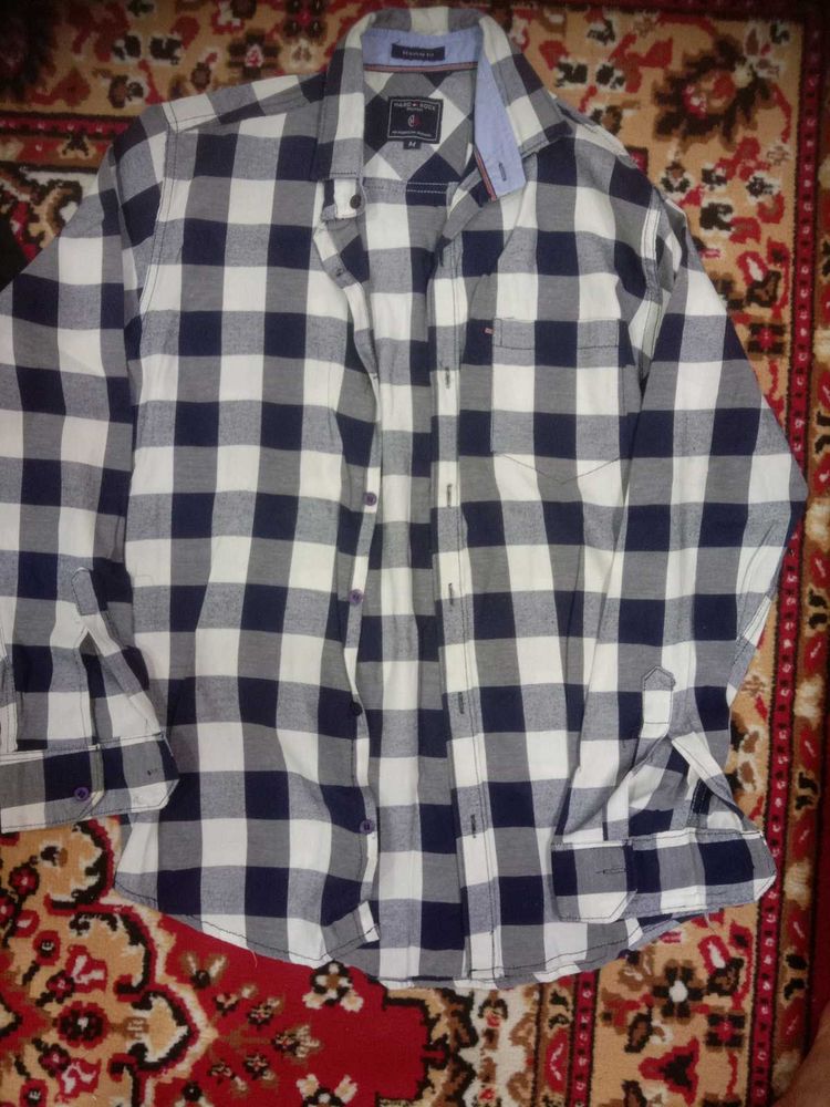An Oversized Check T Shirt