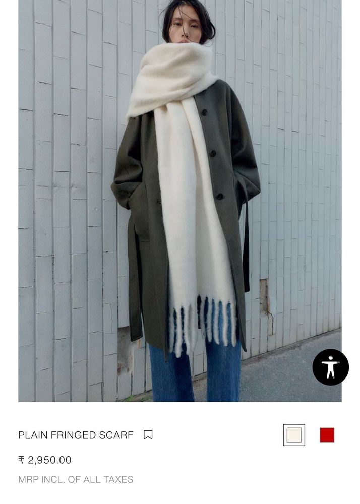 Zara Fringed Scarf - Stylish &amp; Cozy