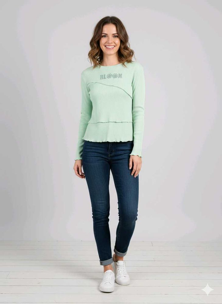 Mint Green Long Sleeve Top ( set of 2)