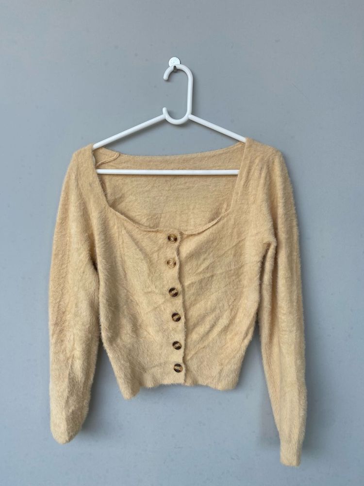 Button Up Cardigan Top.