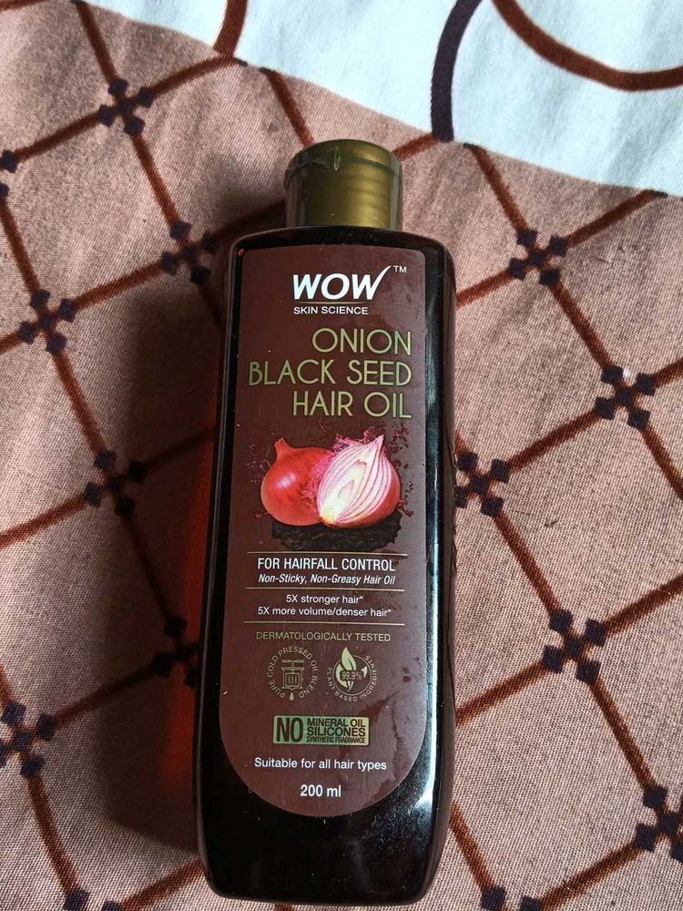 WOW Onion Black Seed Hair Oil