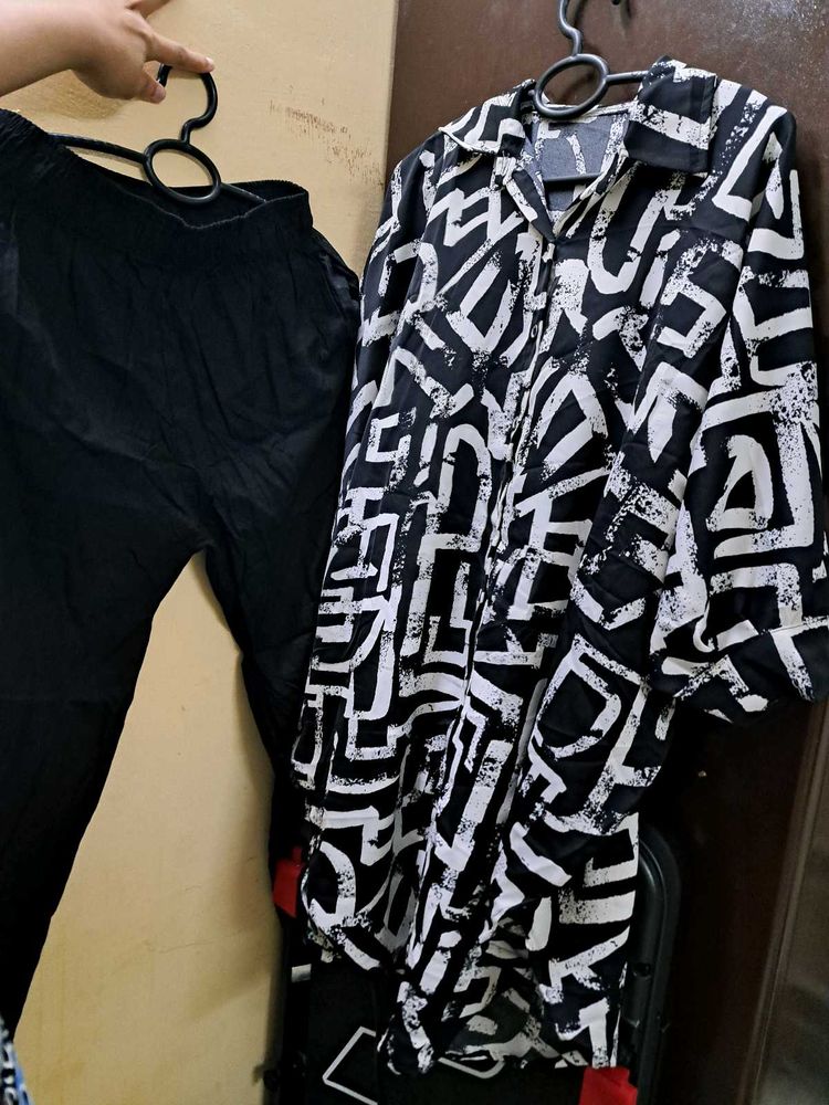 Co-ord Set Chic Graphic Print