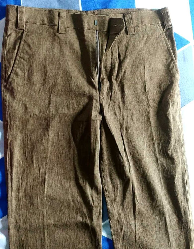 Brown Casual Pants