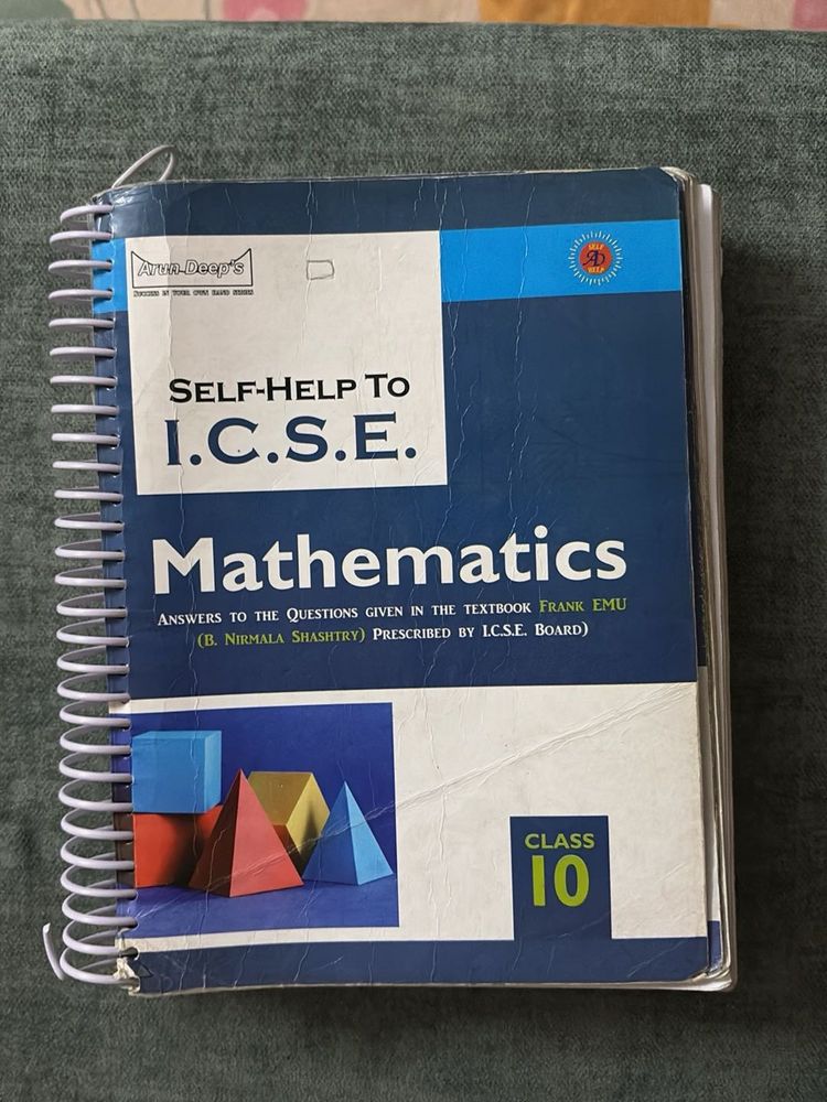 SELF HELP GUIDE ICSE FOR MATHS CLASS 10th
