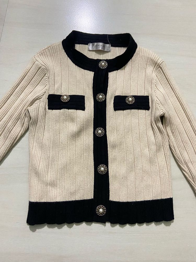 Fancy Buttoned Sweater