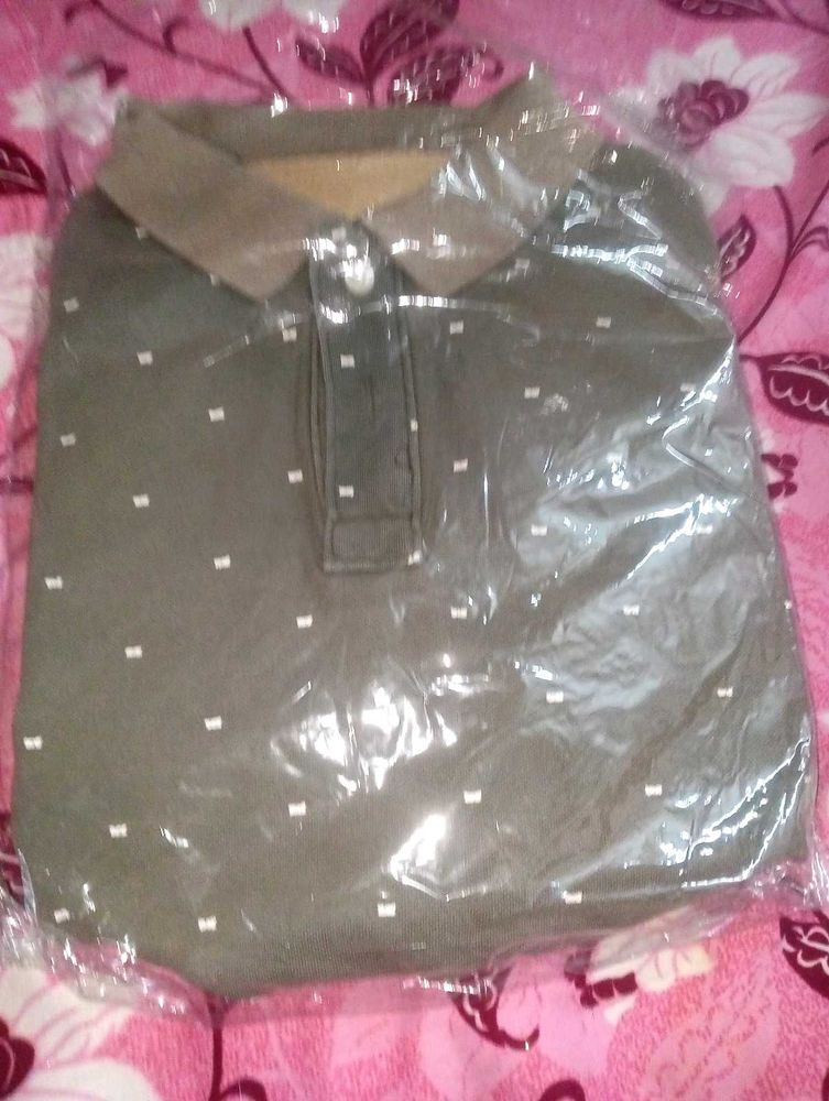 Stylish Olive Green Polo Shirt