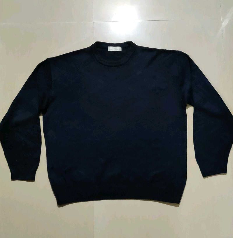 Mark &amp; Spencer Textured Navy Sweatshirt