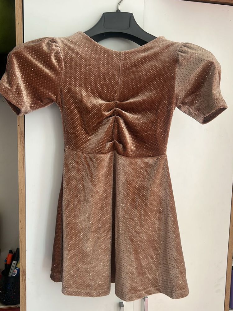 Girls Party Wear Flock