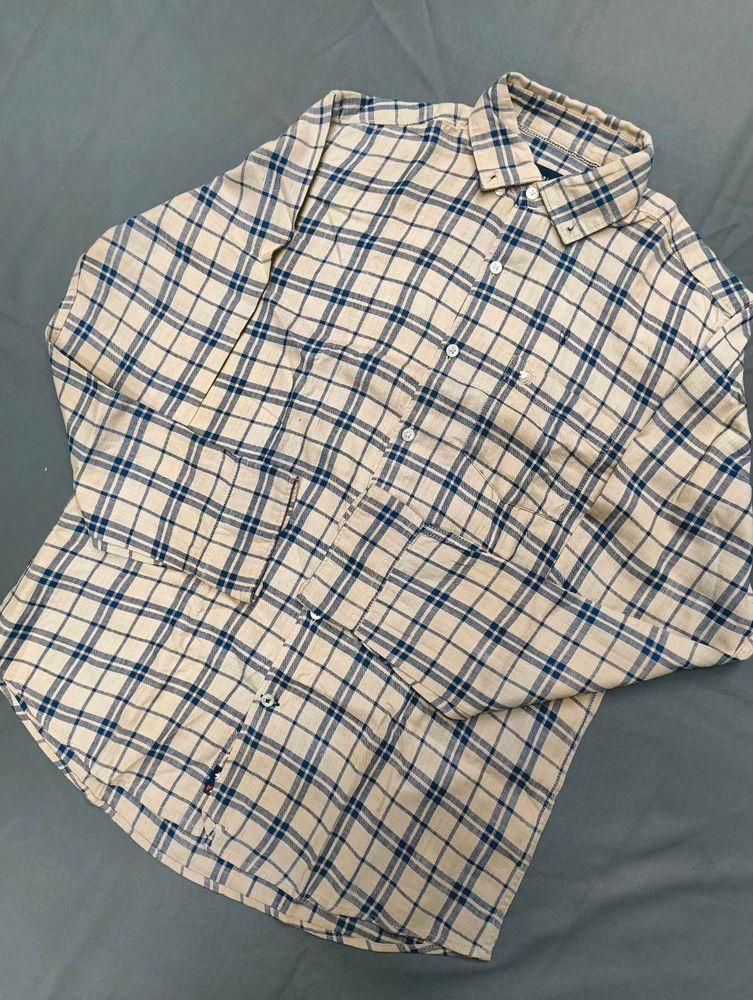 Men's Plaid Button-Down Shirt