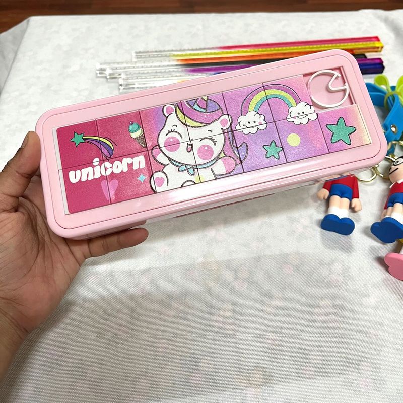 Puzzle Unicorn Password Protected Compass Box