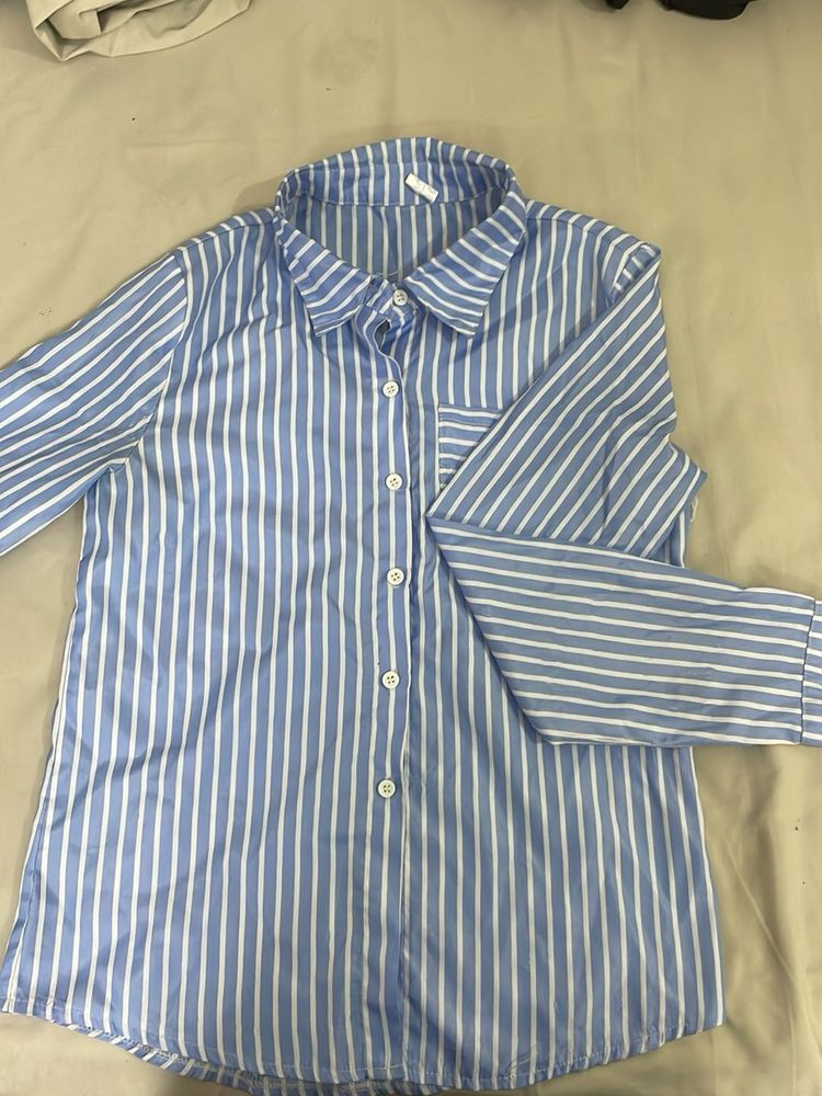 Striped Blue Shirt