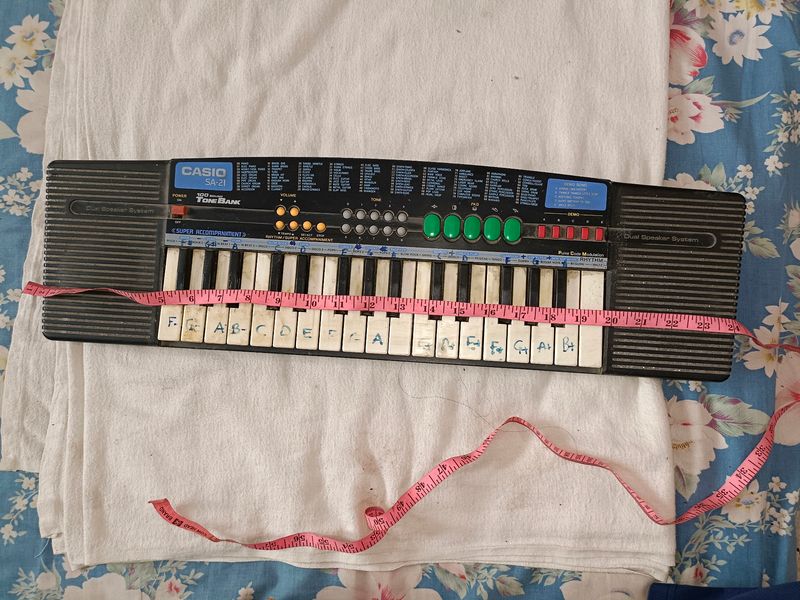 Casio Piano Keyboard Sa21 Musical Instrument