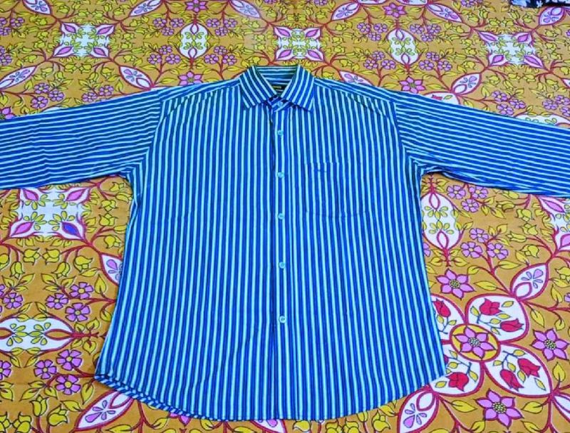 Striped Blue Shirt