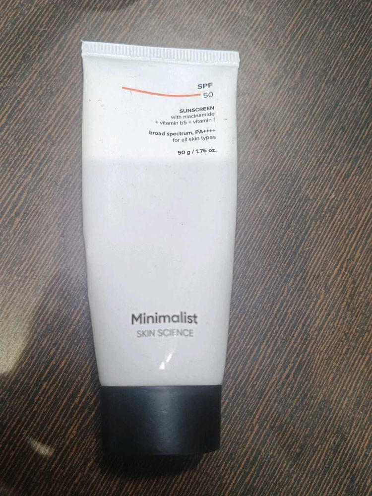 Minimalist SPF 50 Sunscreen