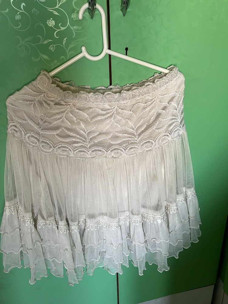 Off White Skirt