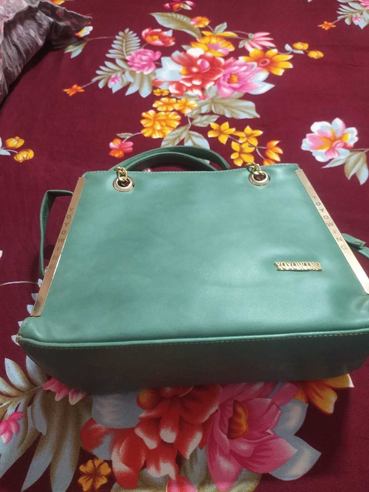 Green Yoyo King Handbag