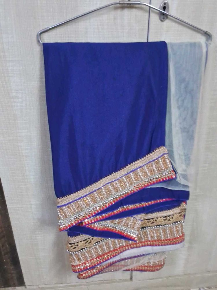 Elegant Blue Saree