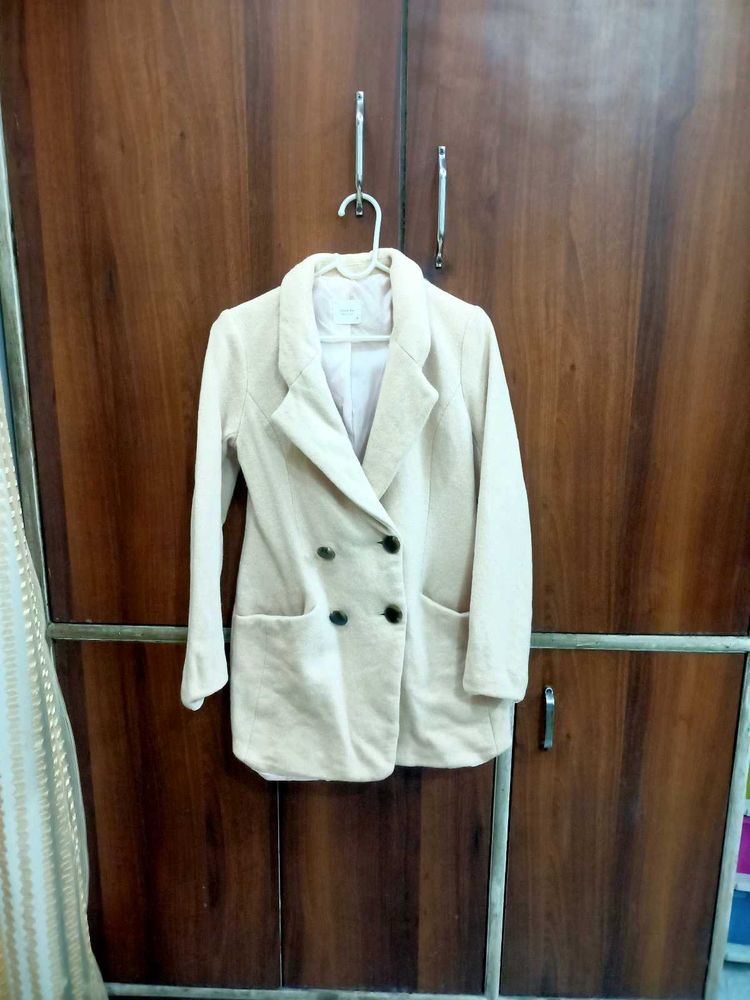 Peach Korean Coat