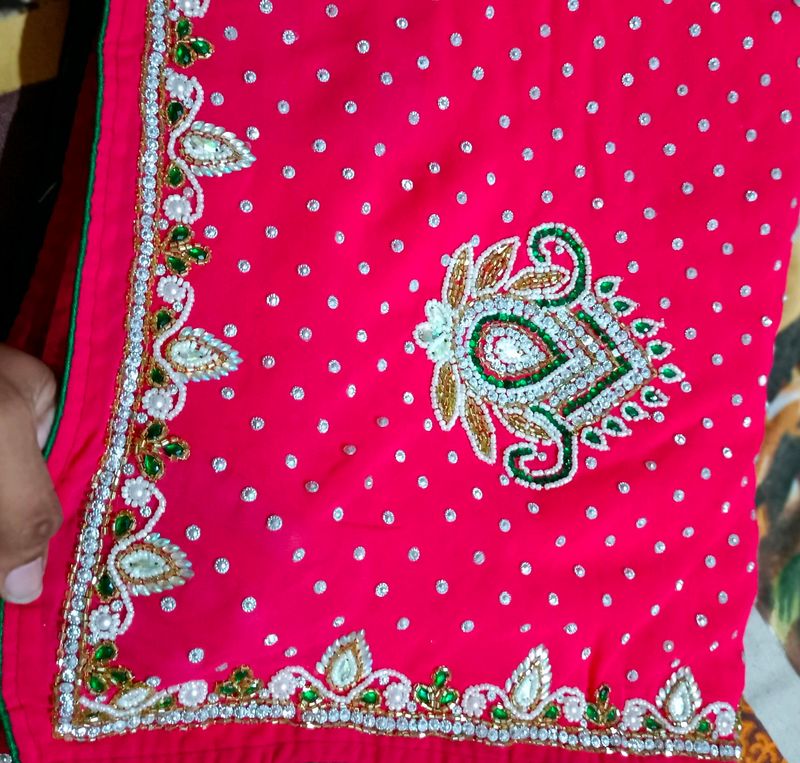 Price drop alert...! Brand new Havey saree with bl