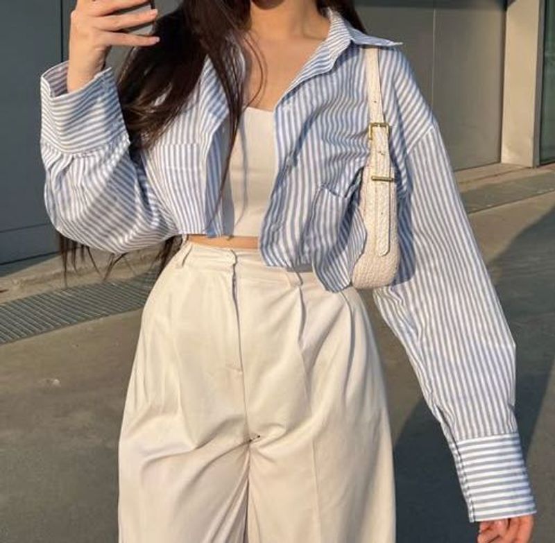 New Blue Stripe Shirt