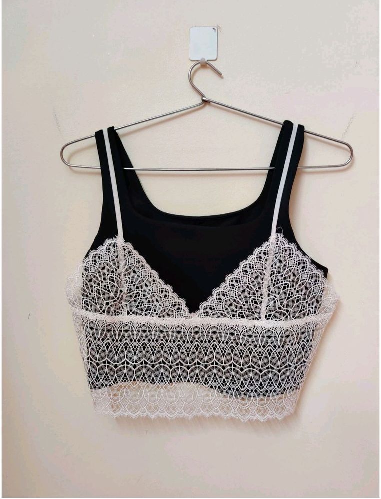 Net Crop Top Trendy/ Bralet