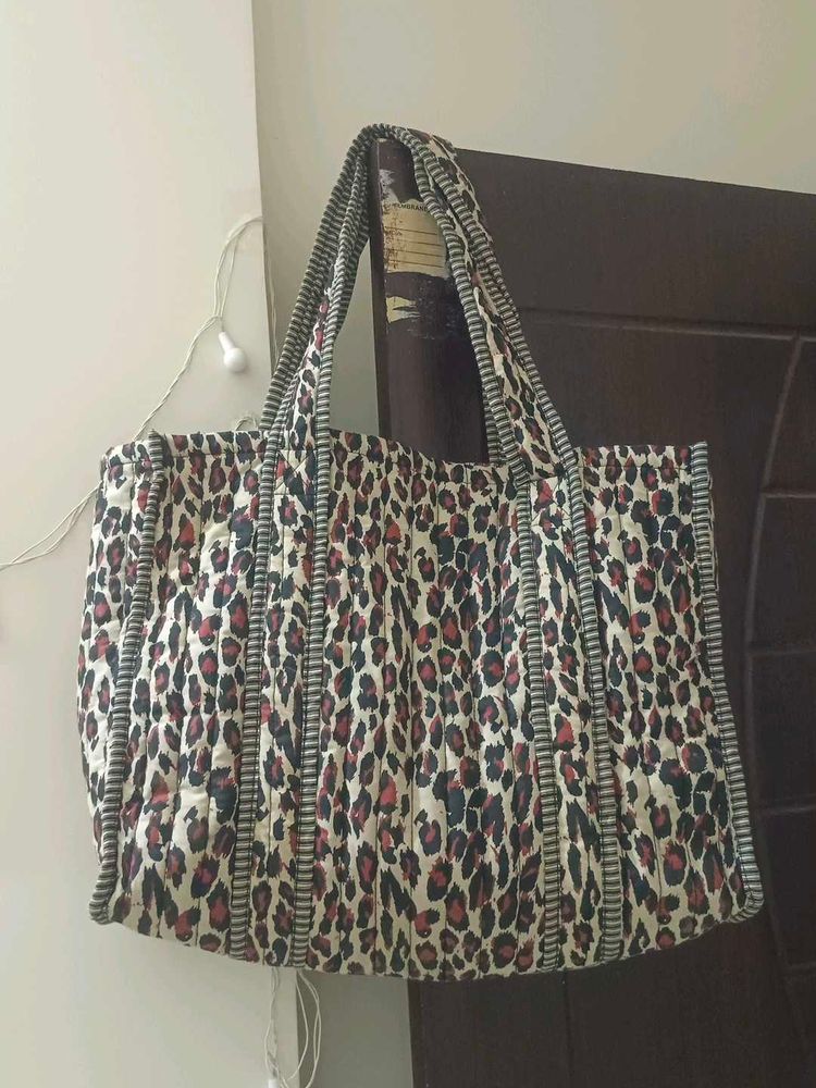 Leopard Print Tote Bag