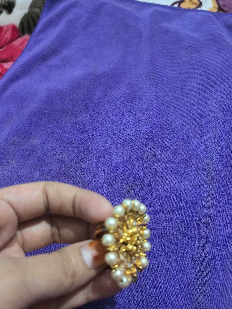 Pearl Embellished Ring