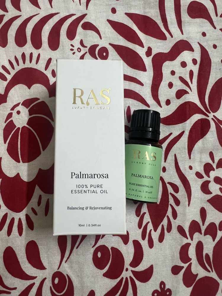 Sealed RAS Luxury Oils Palmarosa Oil-10ml