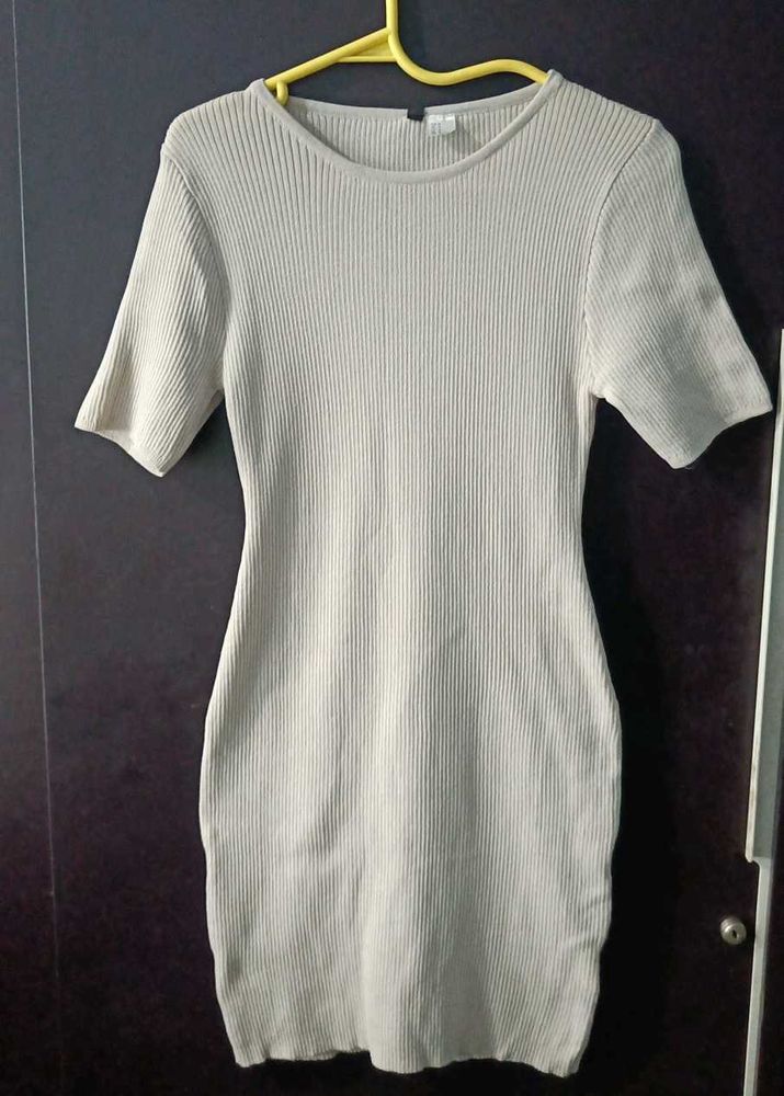 Ribbed Knit Bodycon Dress