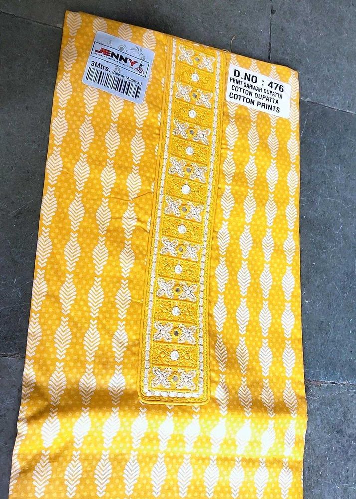 Premium Cotton Dupatta Dress Material