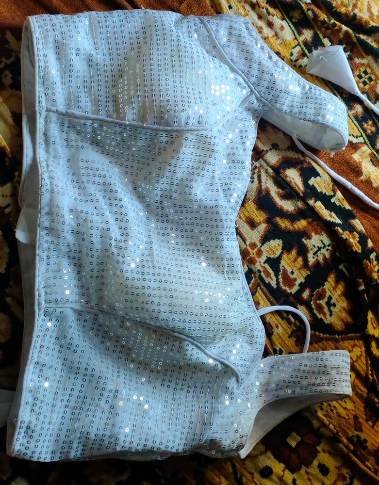 Sequin Blouse Padded