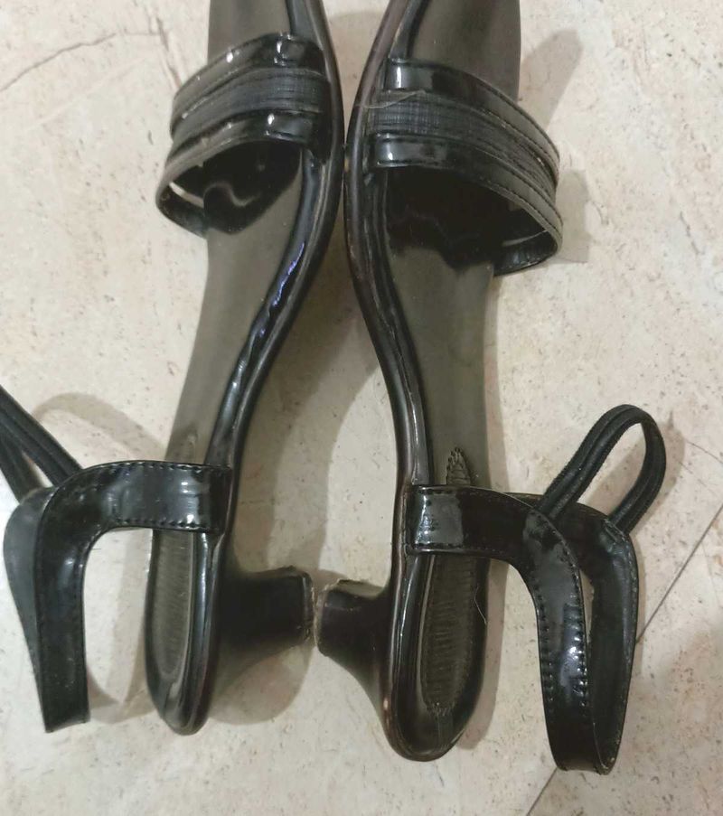 Black Heels Sandals