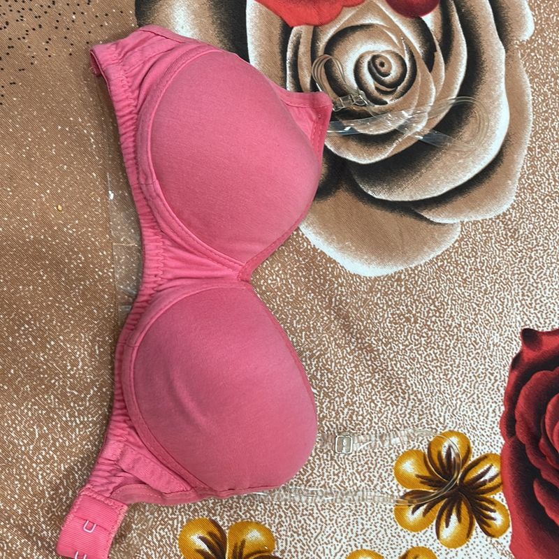 twees transparent strap and backless bra