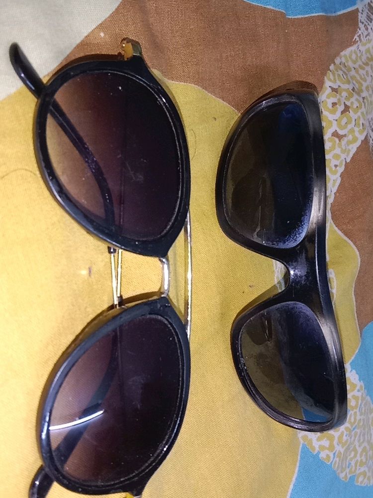 two 😎 sunglasses for men and women both