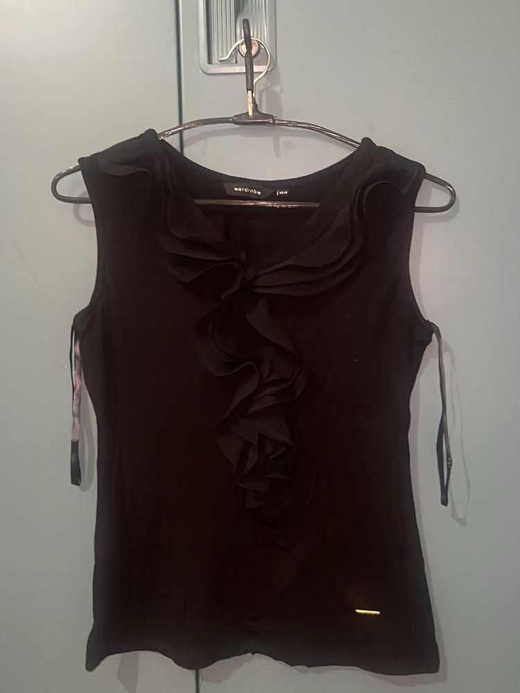 Wardrobe Black Partywear Top