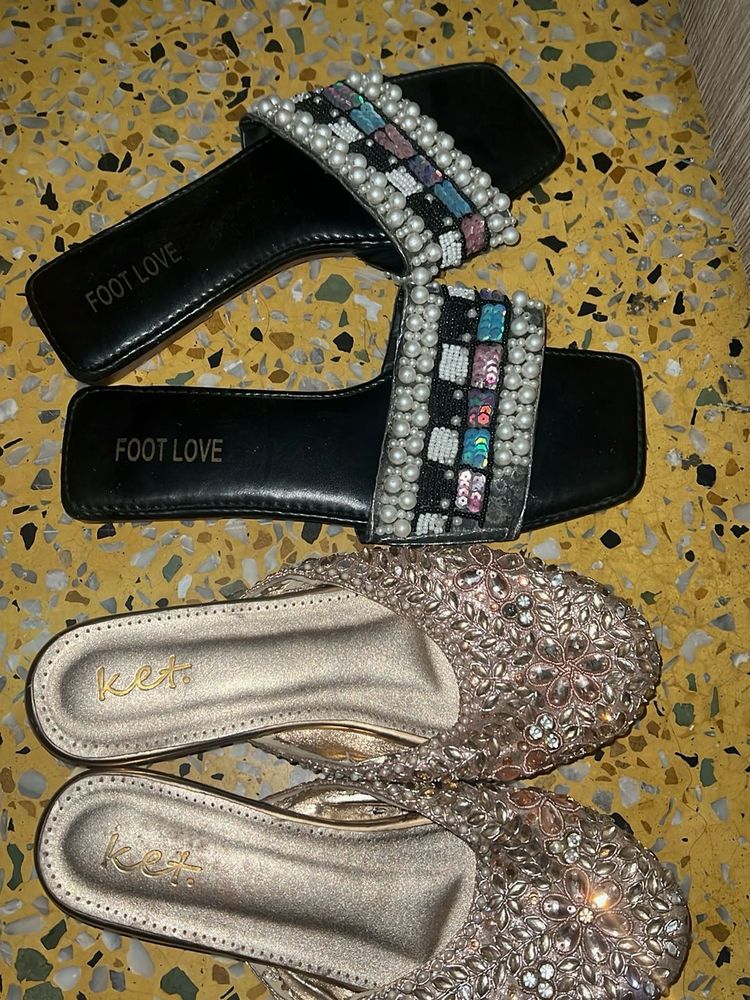 Sparkly Flats &amp; Sandals