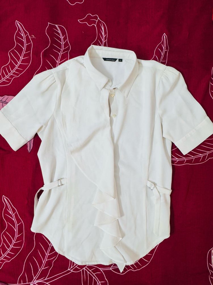 Stylish White Top Fo Ladies