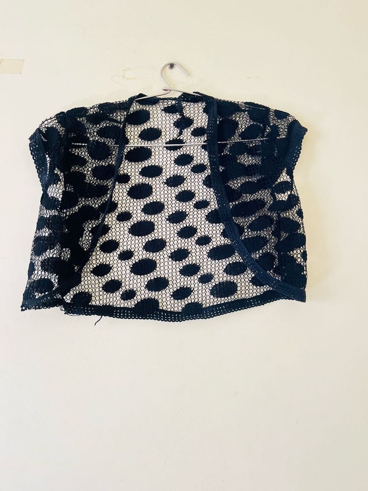 Black Lace Shrug