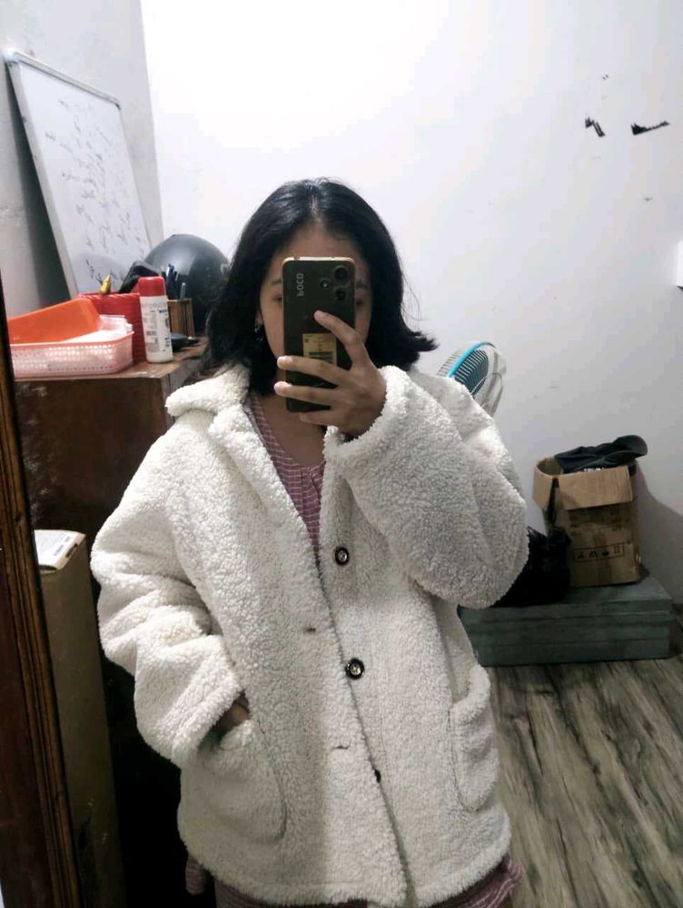Oversized Teddy Jacket