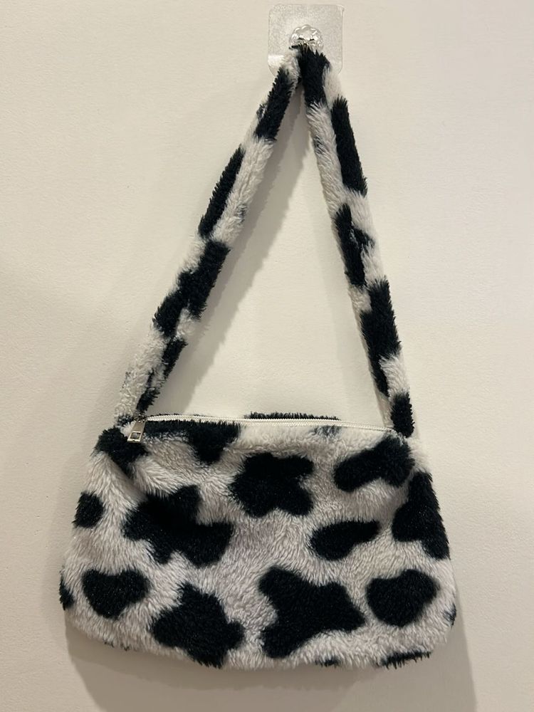 Cow Print Handbag
