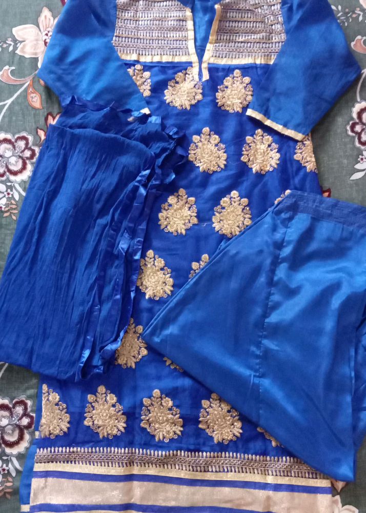 Heavy Embroidery Design Suit For Women