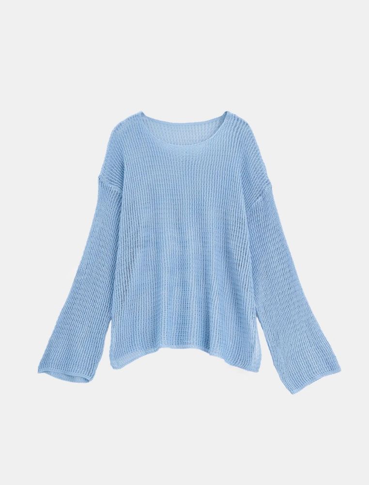 Light Blue Knit Sweater