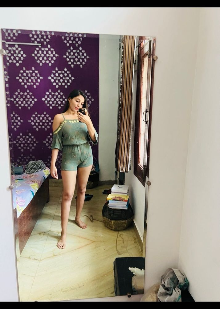 Olive Green Romper