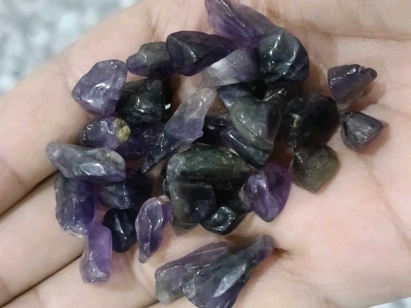 Amethyst Tumbled Stones - Healing Crystals